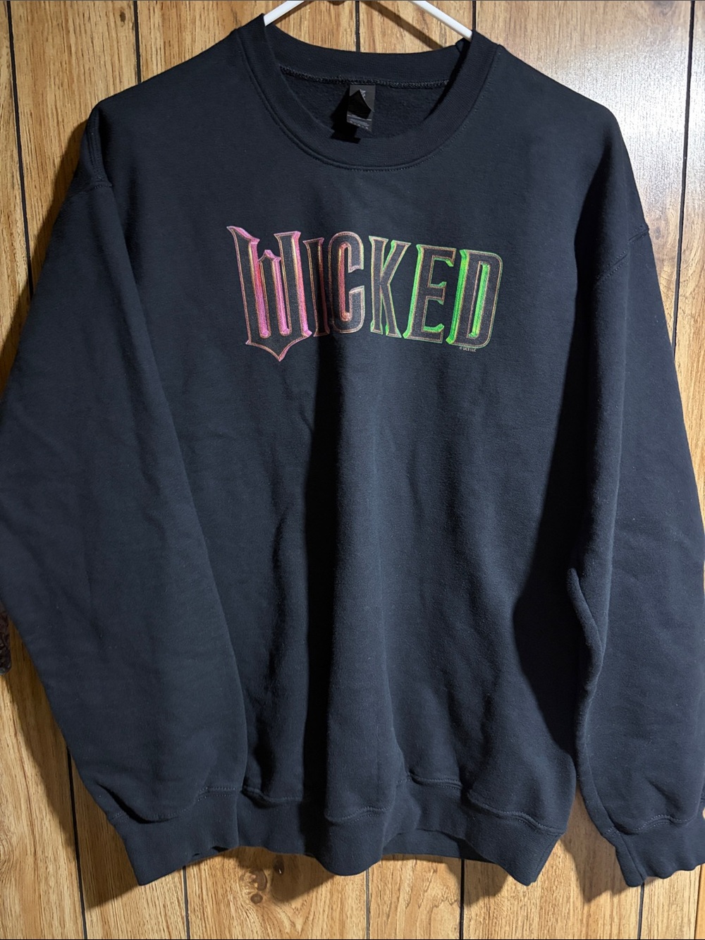 Wicked Graphic Black Crewneck Sweatshirt - Unbranded